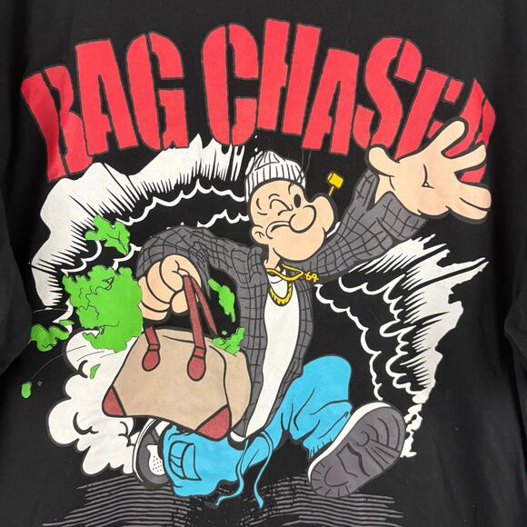 Reason x Popeye Exclusive Collab Bag Chaser Graphic T-Shirt 2X - Picture 7 of 7